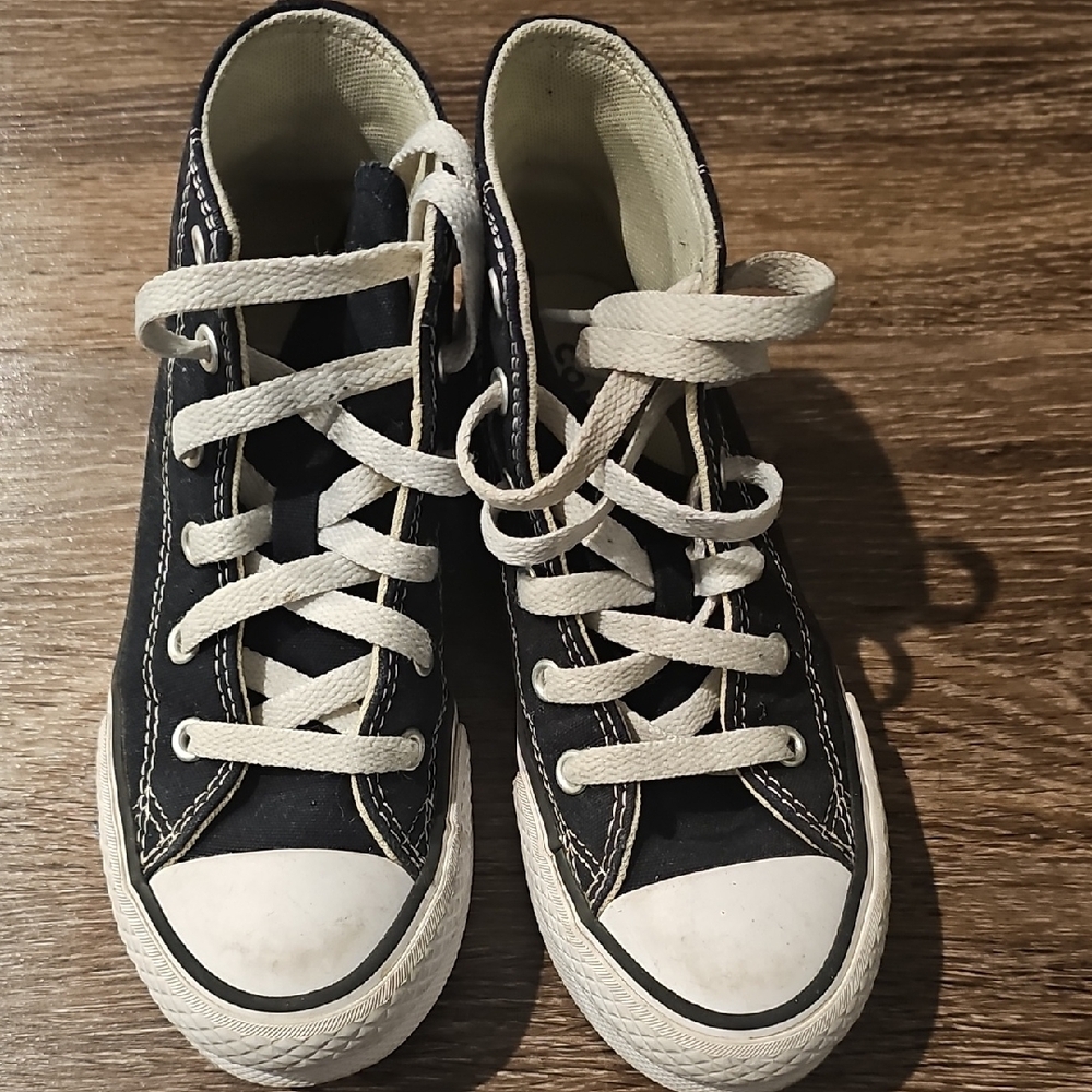 Converse Black and White High-Top Sneakers